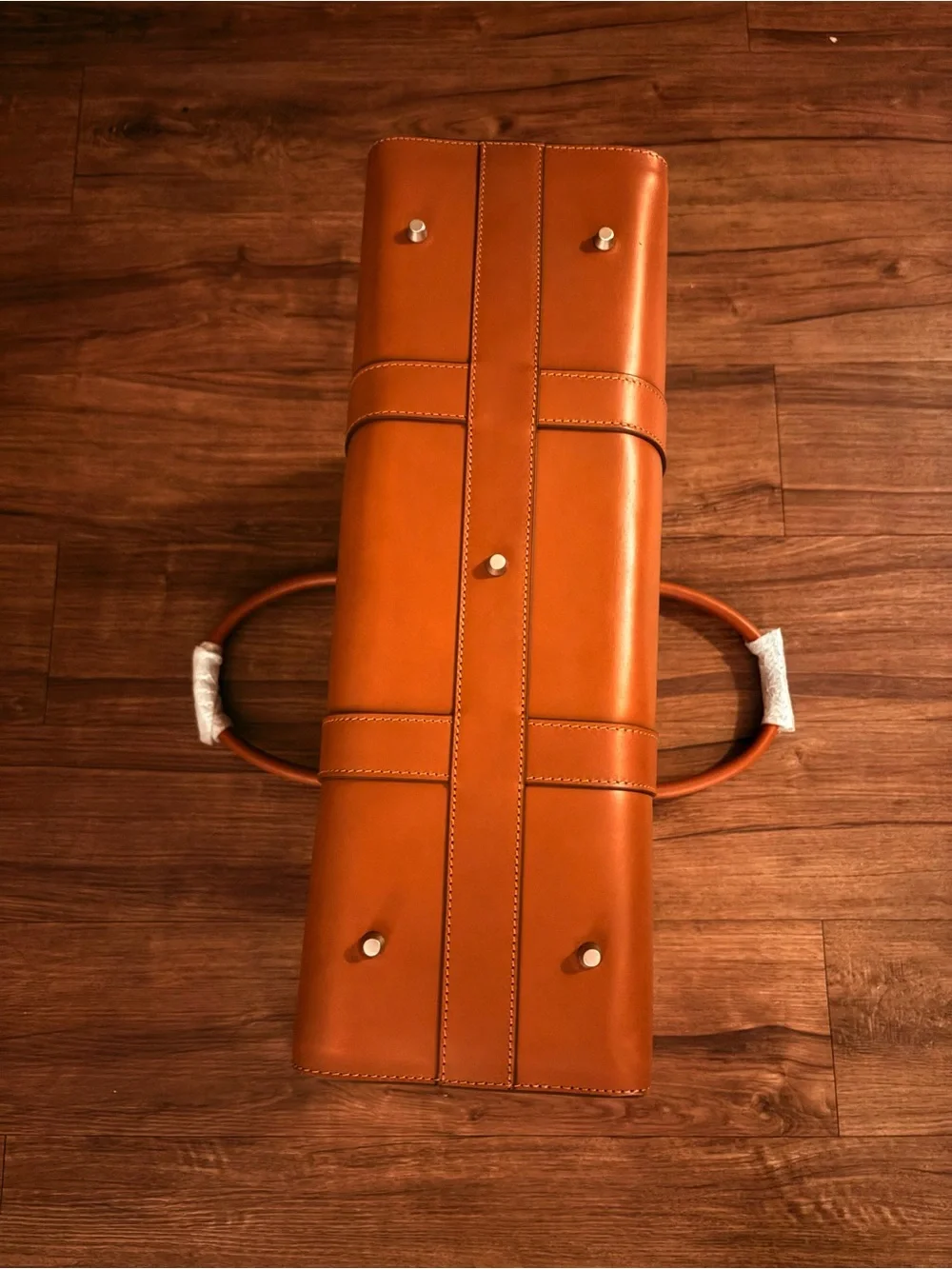 AUTHENTIC Carl Friedrik Overnight NEW WITH TAGS! Open Box- Cognac